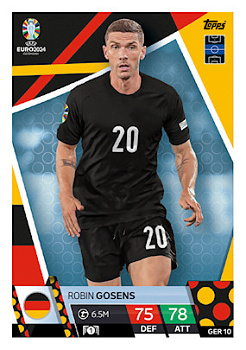 Robin Gosens Germany Topps Match Attax EURO 2024 #GER10